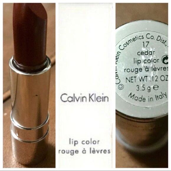 Calvin Klein Lipstick in Cedar made in Italy - Picture 1 of 5
